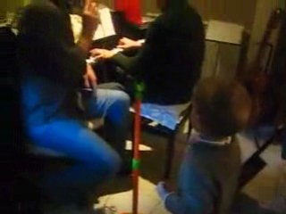 johnny et moi au piano