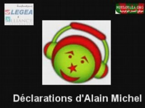 Déclarations d'Alain michel match coupe MCA vs CRB