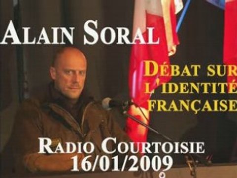 Alain Soral et l'identité française Radio Courtoisie Part 1