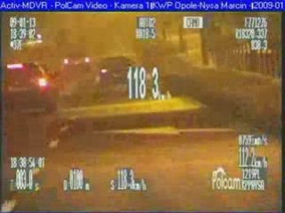 Pirat drogowy mknie ulicami Nysy