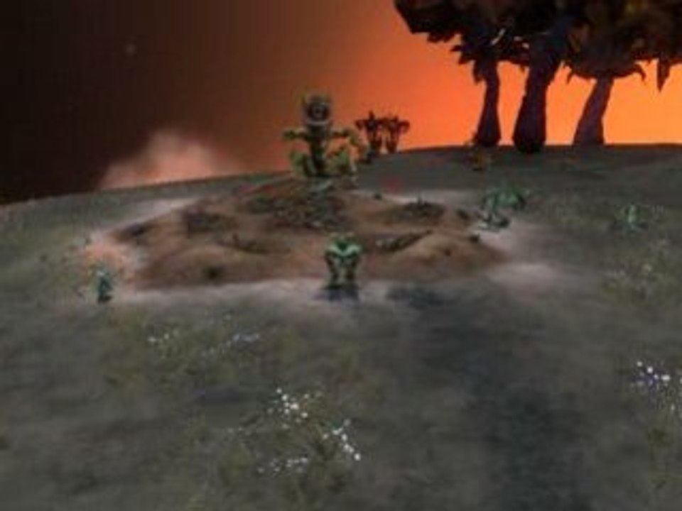 Spore-passer en dessous d'un ogre