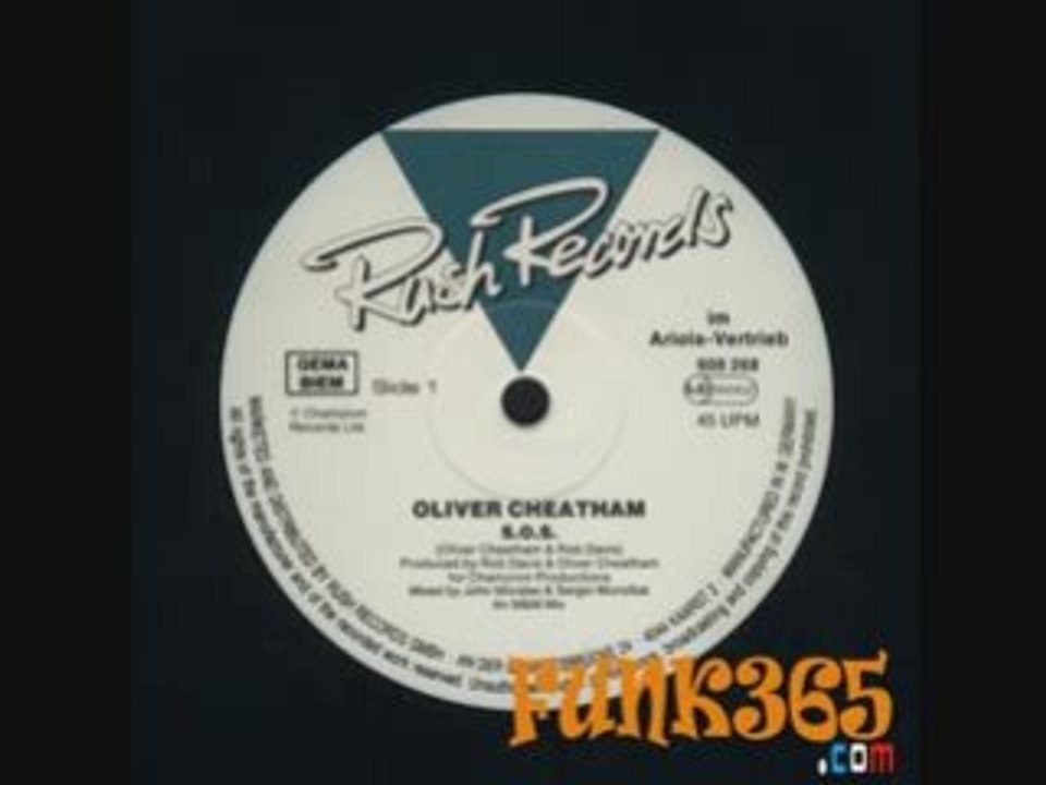 Oliver Cheatham - SOS (A&M Mix) - 1986 - Rush Records