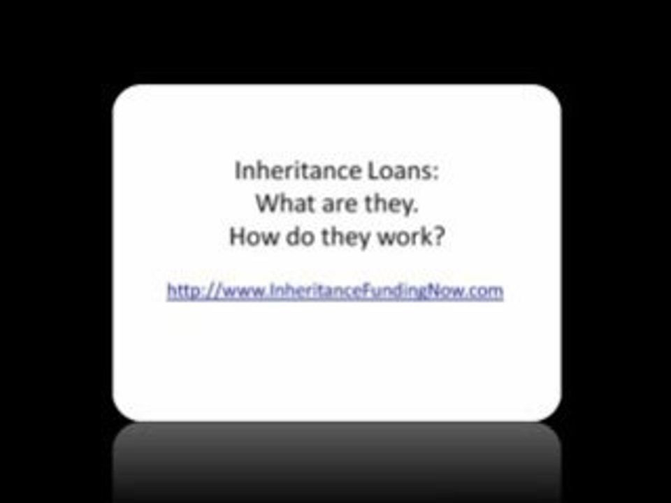 Probate Loans and Estate loans explained