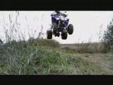 Quad Yamaha Raptor saut Jumps