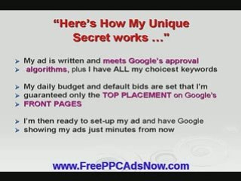 Free Google Pay Per Click Ads Eliminate Competition