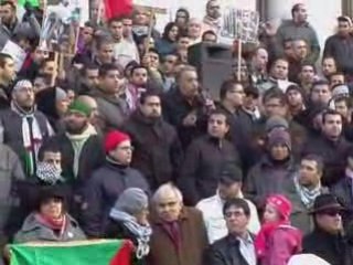 Manif GAZA Brussel 03.01.09