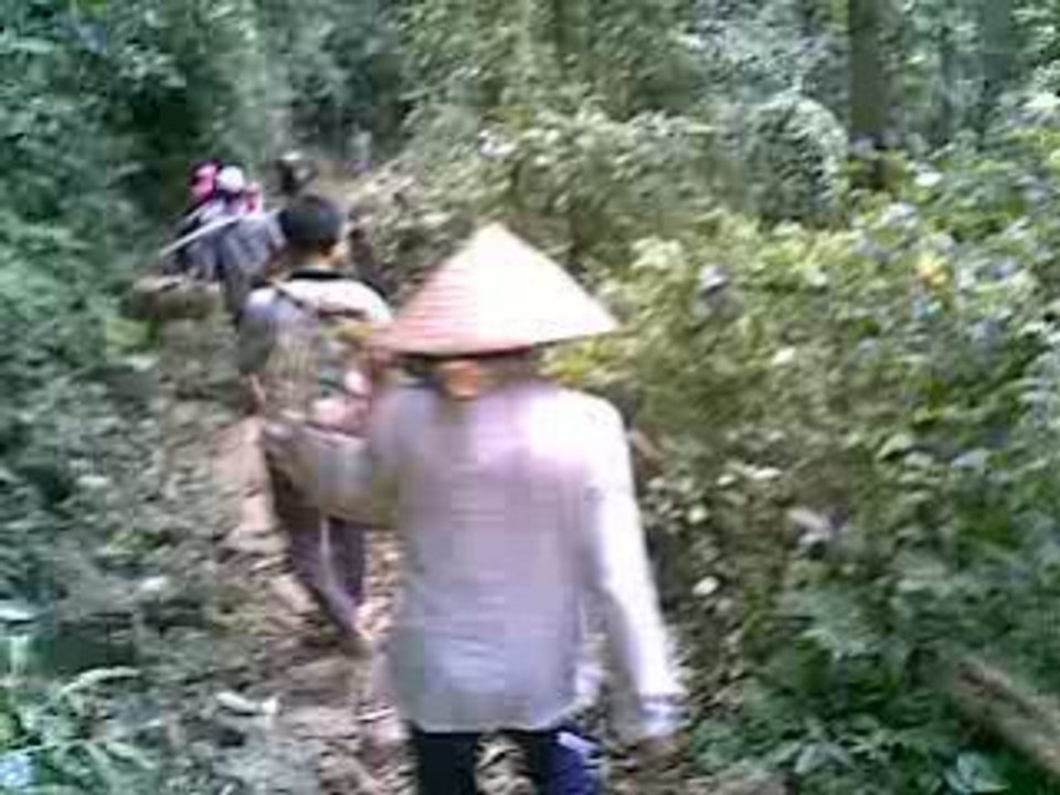 Retour du marché (Trek Vietnam entre Ban Hin et Ban Ba.