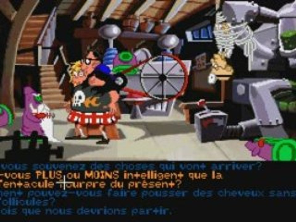 Day of the Tentacle walkthrough 11. Fusion