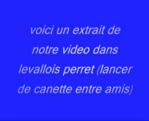 lancer de canette