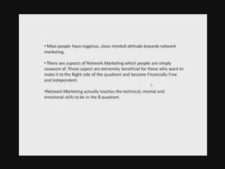 Robert Kiyosaki's Financial Advice. Why Network Marketing?