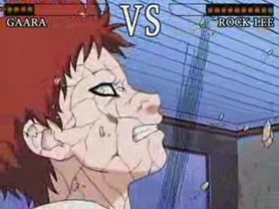 Naruto Battle Series #1 Gaara Vs Lee