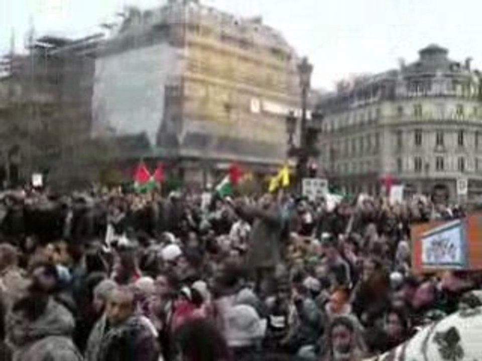 Manifestation gaza 17 janvier 2009