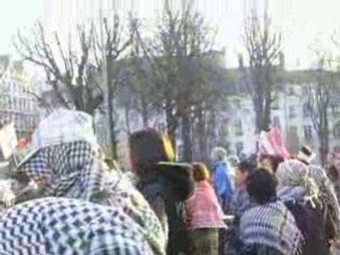 manifestation palestine gaza lyon 17 janvier 2009