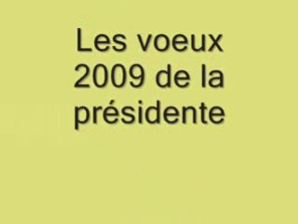 Voeux 2009 chapitalistes