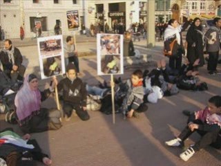 Manifestation pour la paix en palestine, lyon le 17 01 09