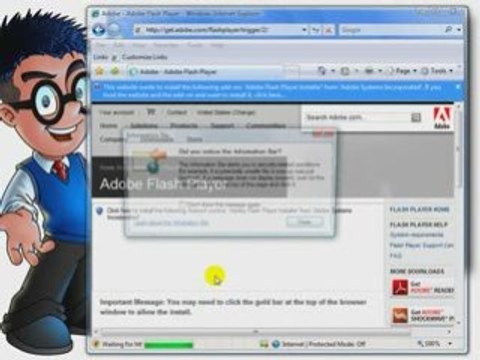 How-To Install the Adobe Flash Player in Internet Explorer