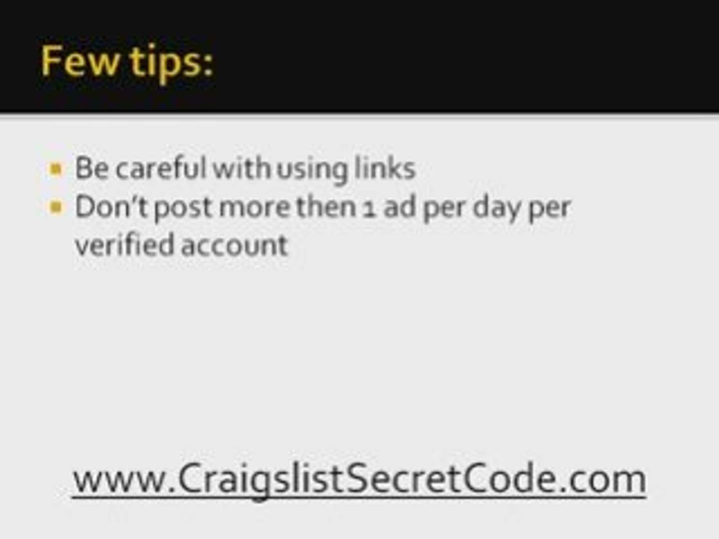⁣Craigslist Multi Posting Secrets - CL City Multi Posting
