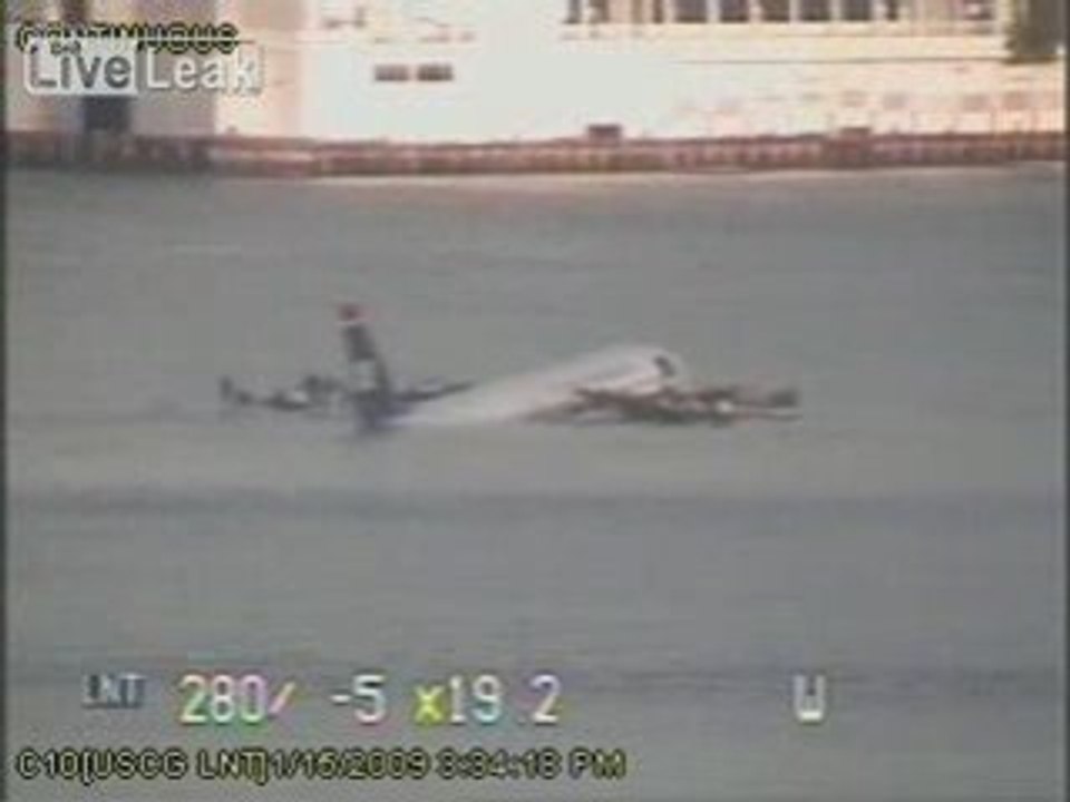 That was how the plane  from U.S. Airways fell down