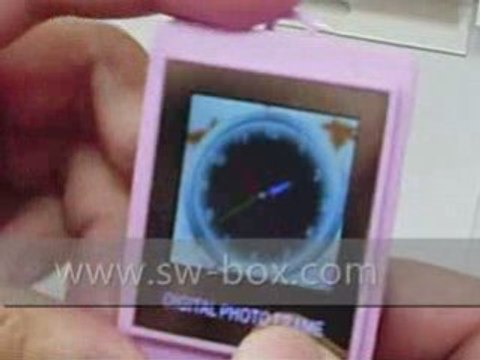 1.5 Inch Keychain Digital Photo Frame - Pink