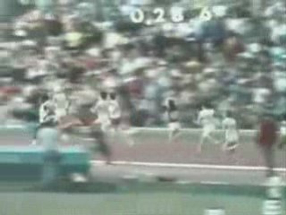 Athlé finale 400m Dames JO 1968 Colette Besson