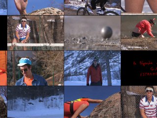 Gilles Estrambouli à la cascade de Glace