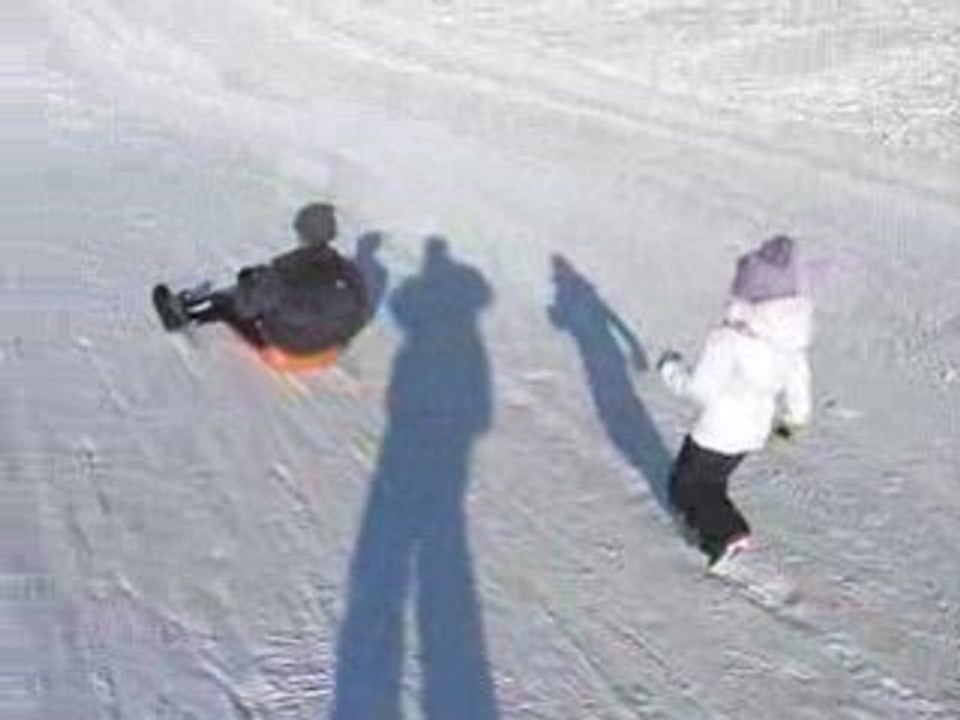 Partie de luge au plateau de Retord