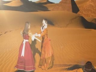 Colin maillard dans le desert