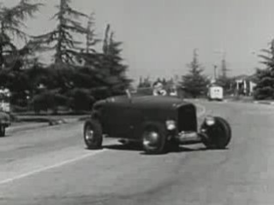 Old Movie Hot Rod 1952