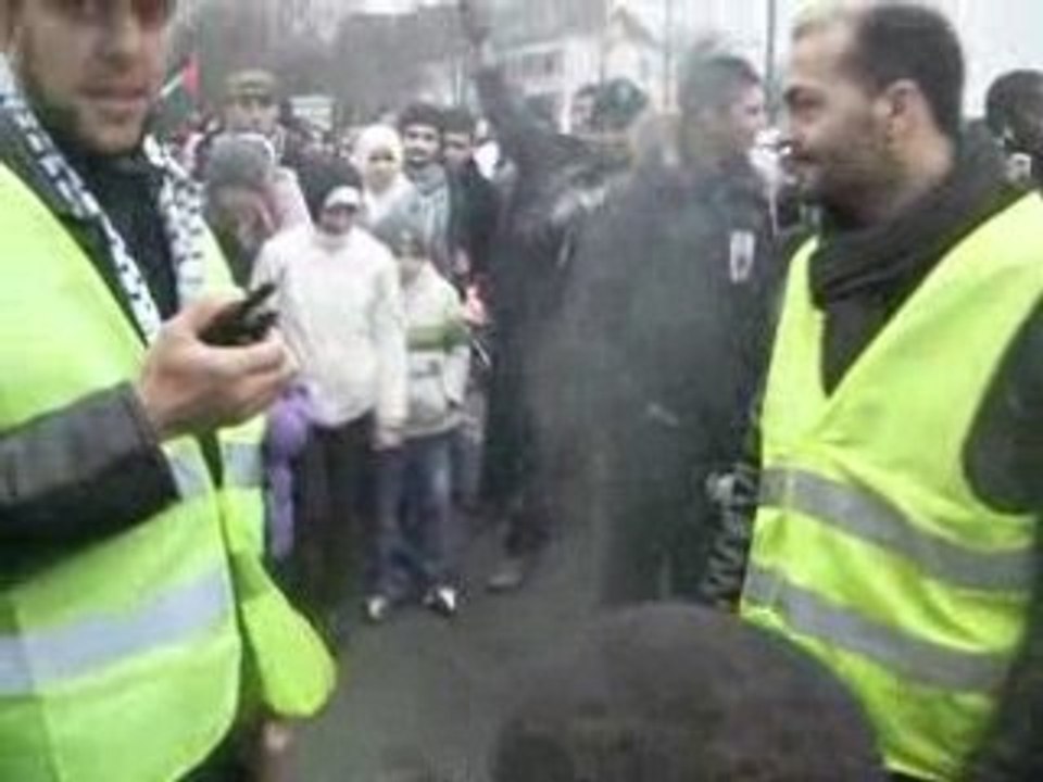 manifestation  pour gaza a mulhouse