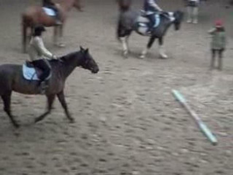 Cours de saut au CHV avec Serge