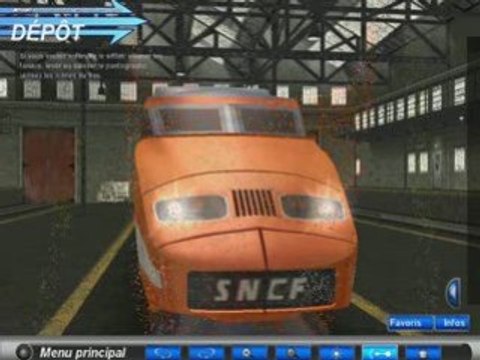 Le TGV sur Trainz simulator 2008