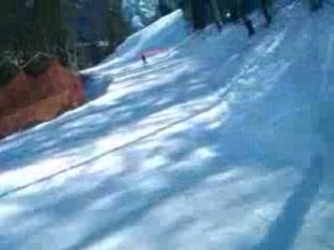 Petite descente a ski