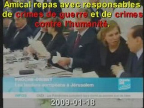 Repas amical avec auteurs de crimes contre l'humanité