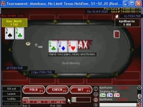 Sng en SH sur winamax