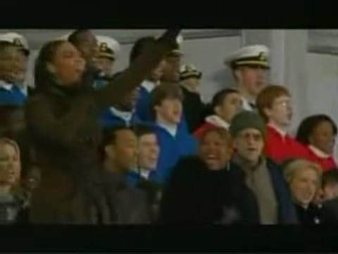 Beyonce au concert d'investiture d'Obama à Washington