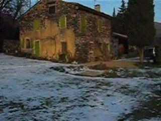 Daïa et la neige aux Combes