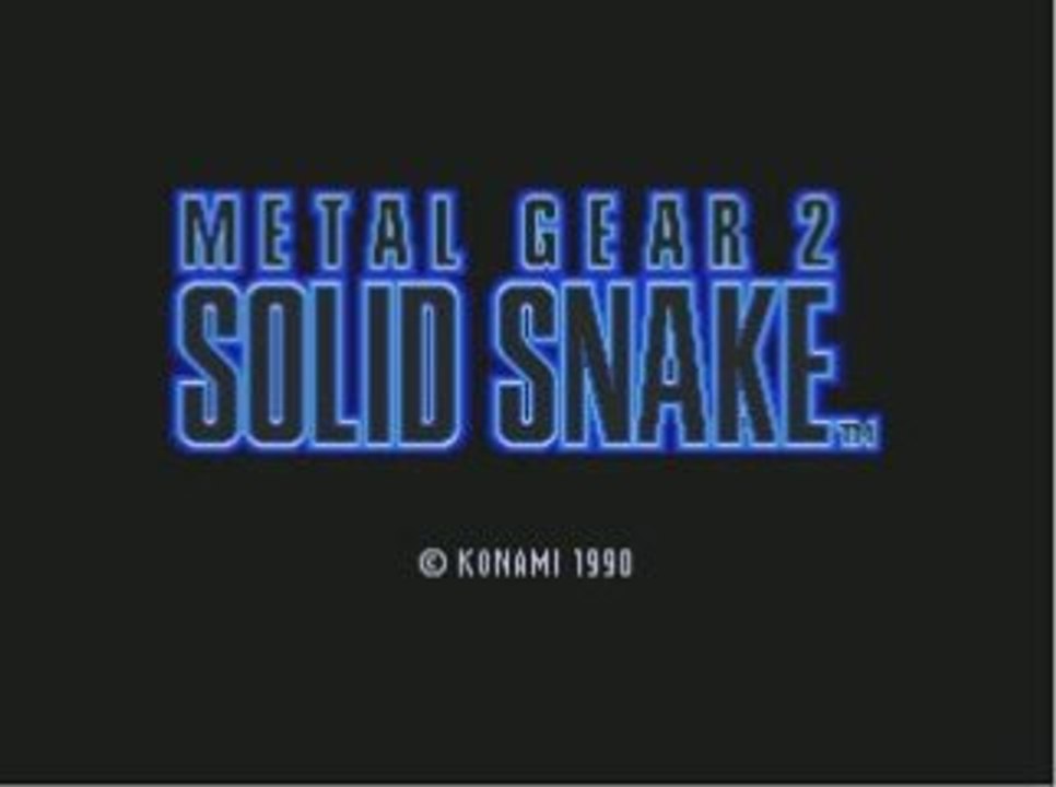 Metal gear 2 : solid snake partie [1] zanzibar...