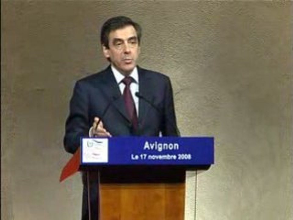 Discours de F.Fillon au forum d'Avignon