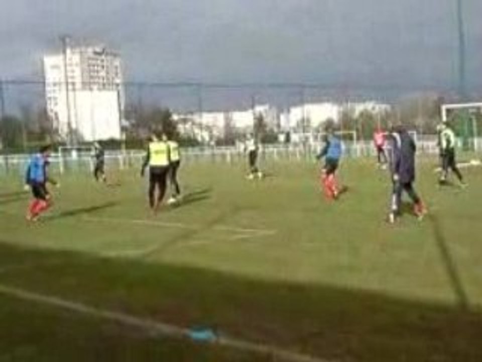 Stade de reims entrainement 19.01.2009