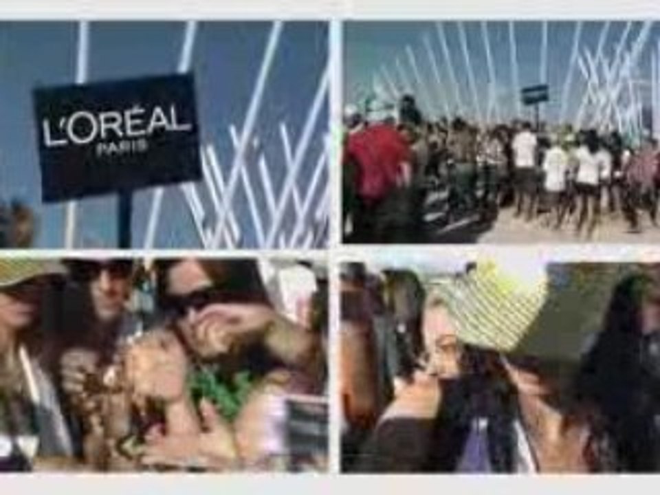 Stands de L'Oreal en Rock In Río. Madrid. Julio 2008.