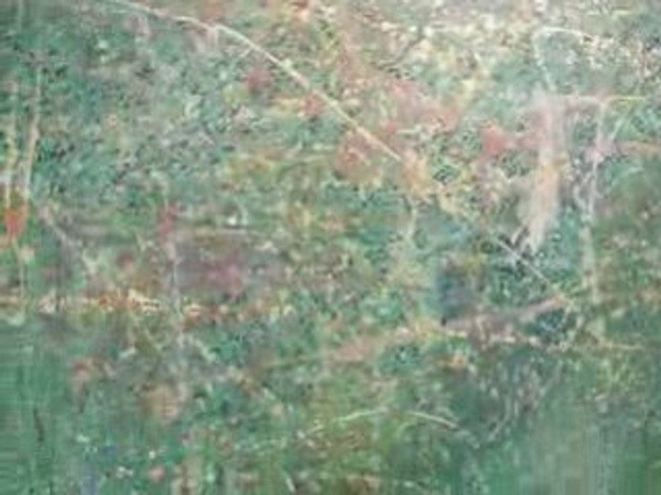 Verde como el trigo  verde  de Moncef pintor de Huelva