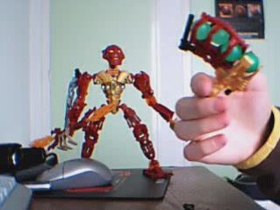 french review bionicle moc :"super toa jaller"