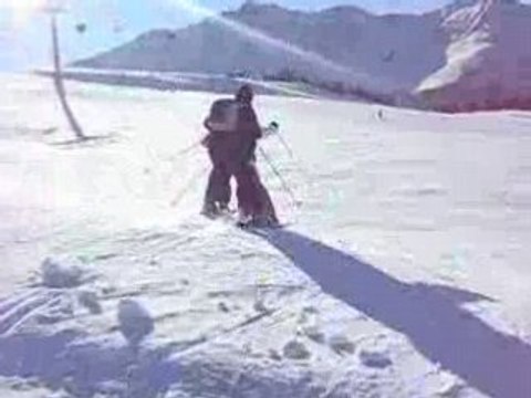 Les enfants font du ski - Les Arcs 2009