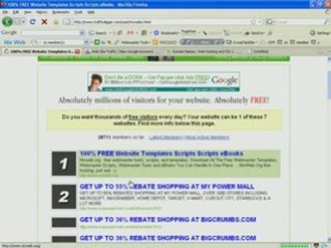 Unlimited Free Website Traffic Using Traffic Digger
