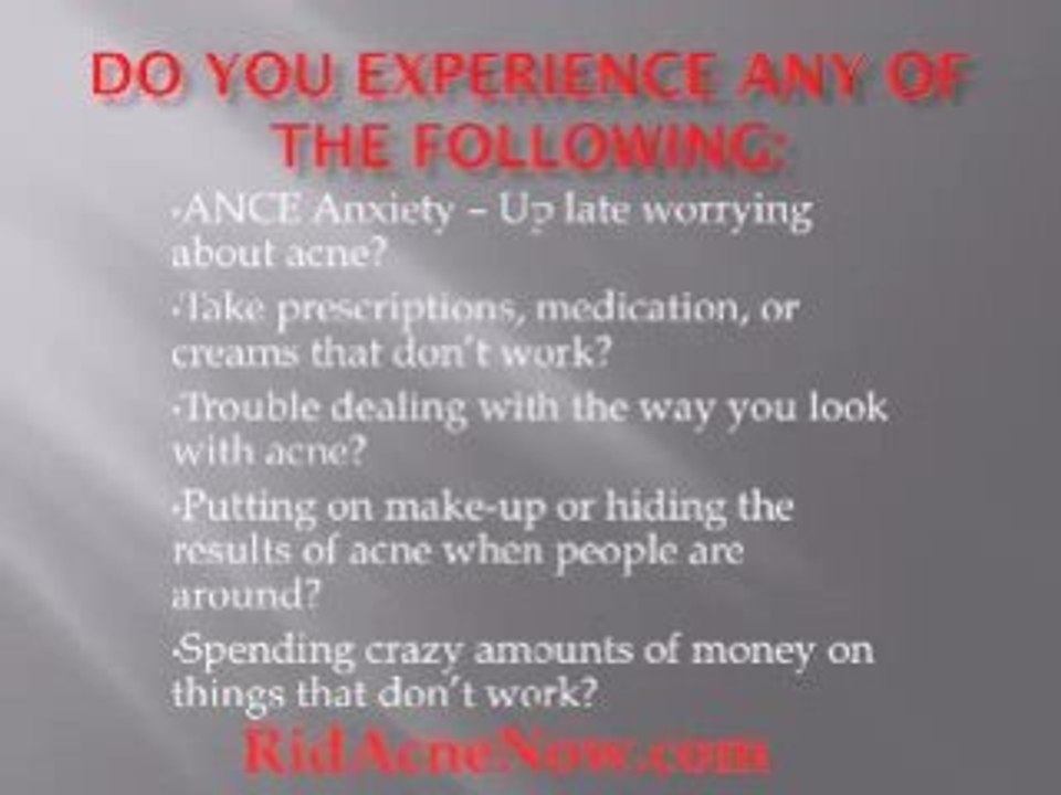 Natural Way To Get Rid of Acne|Rid Acne Naturally