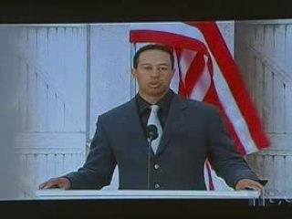 Tiger Woods at Obama Celebration