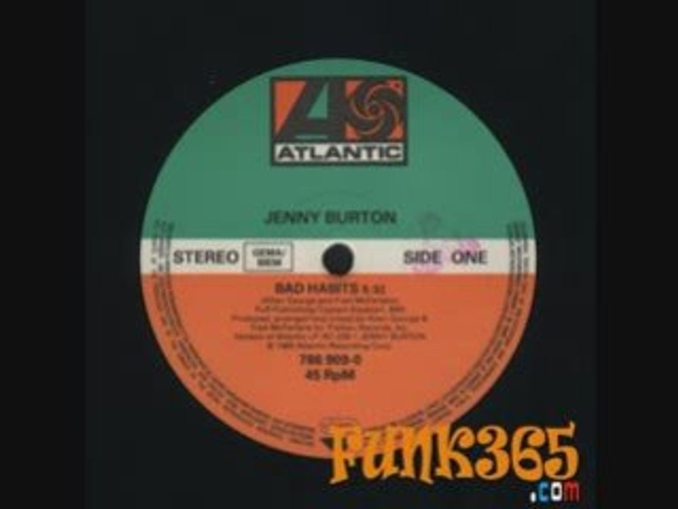 Jenny Burton - Bad habits - 1985 - Atlantic Records