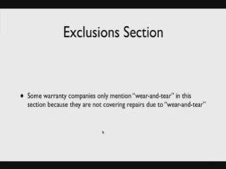 Extended Automobile Warranty