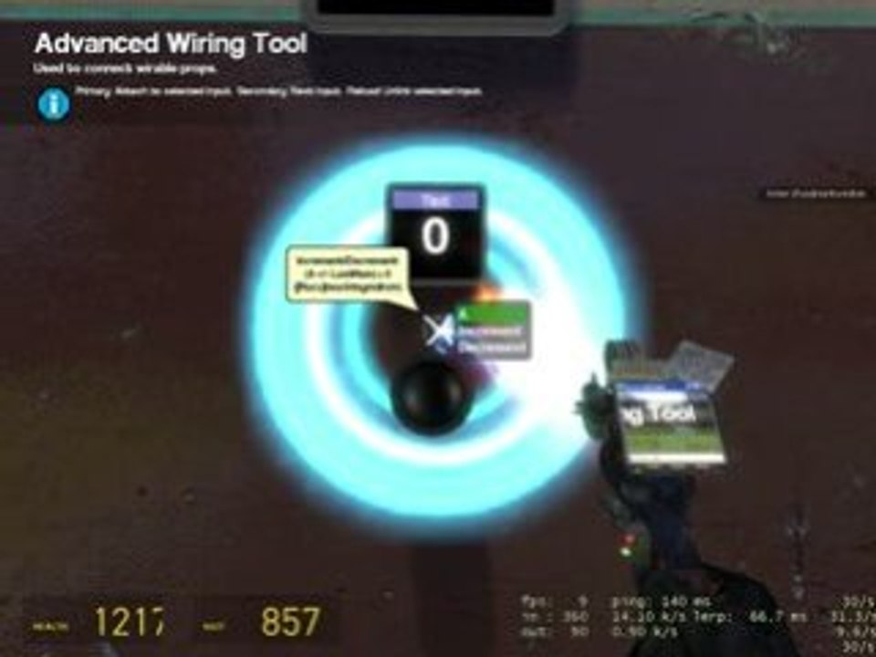 HL2 Garry's Mod - Text Counter