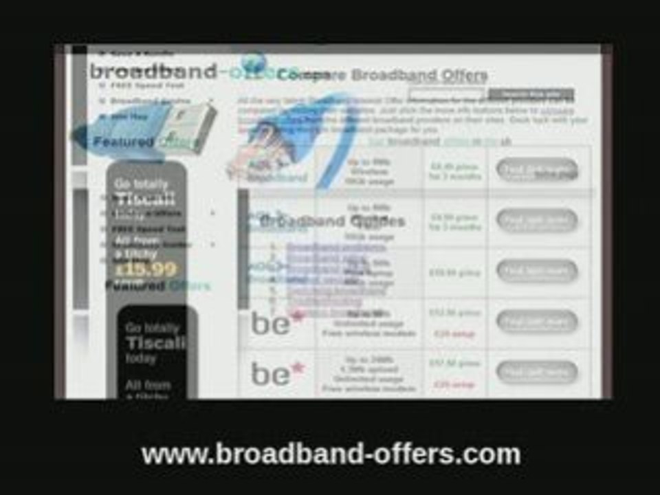 Broadband Offers Comparison